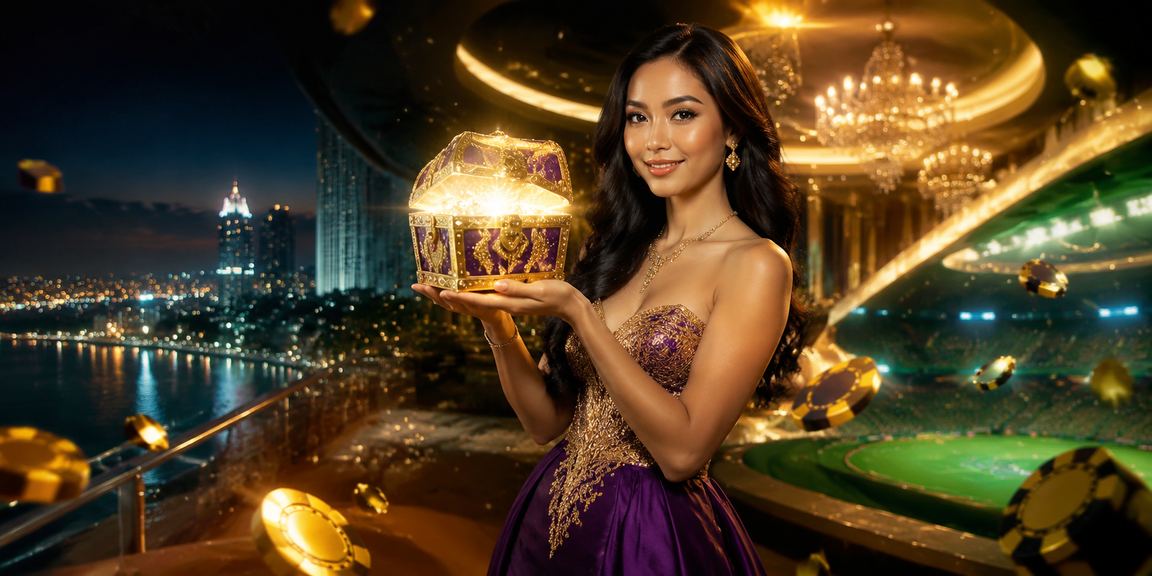 Model Vietnam memperlihatkan layar permainan slot di perangkat seluler